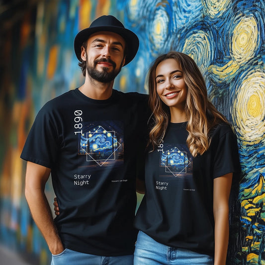 Starry Night 1890 | Vincent van Gogh | Short-Sleeve Unisex T-Shirt